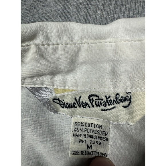 Diane Von Furstenberg‎ Butterfly Print Blouse Size Medium - Picture 2 of 12